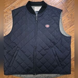 Oobe Men's Black Quilted Vest